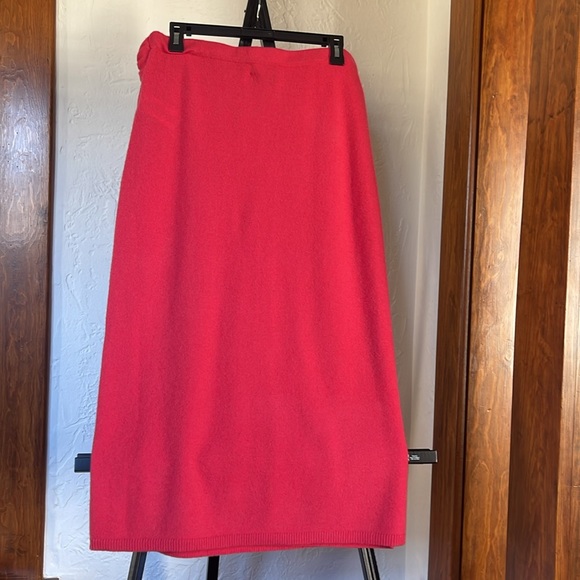 Polo by Ralph Lauren Cashmere Faux Wrap Sweater Skirt Size L, NWT - Picture 6 of 9